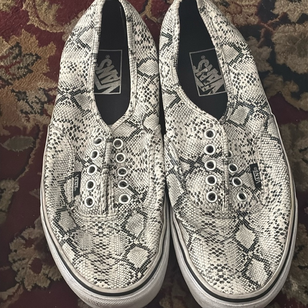 Snake skin vans